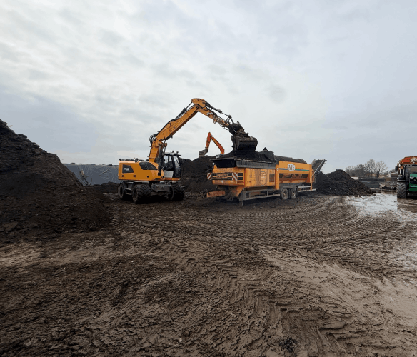 Grondwerken brosens - Landschapsaanleg